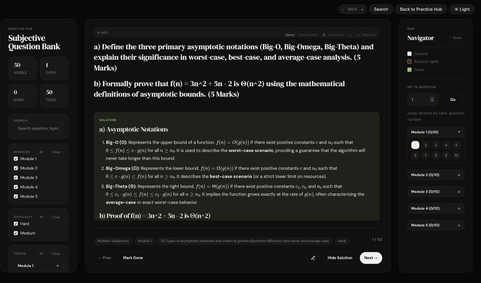 Question-Solving Engine